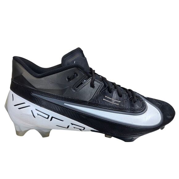 Men\'s Size 15 Nike‎ Vapor Edge Elite 360 2 Football Cleats Black White Sports main image 8